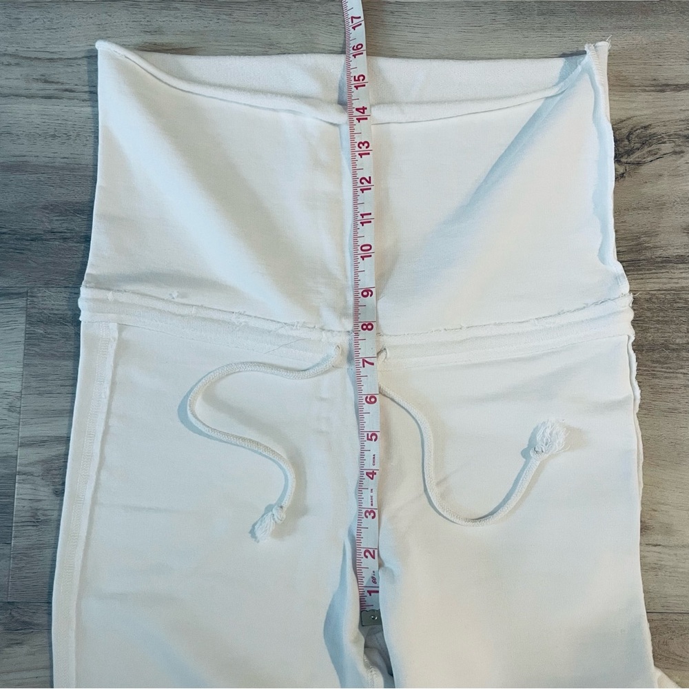 FP MOVEMENT FREE PEOPLE COTTON FOLD-OVER WAIST LEGGINGS LARGE - Picture 4 of 9